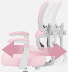 Mark Adler Fotel obrotowy Junior 4.4 Pink (MA-JUNIOR 4.4 PINK)