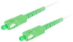 Lanberg Cablu optic singlemode (SM) SC/APC-SC/APC Simplex - 20m (FO-SASA-SS21-0200-WH) (FO-SASA-SS21-0200-WH)
