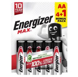Energizer MAX tartós elem AA, alkáli, 5db/csomag E303324300 (E303324300)