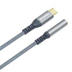 ColorWay Adaptor audio COLORWAY USB-C - 3, 5 mm femelă, 14 cm, gri (CW-AD-CJ) (CW-AD-CJ)