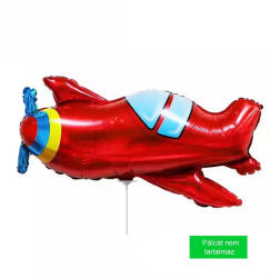  Repülő, fólia lufi, Mini forma, pálcás