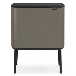 Brabantia Cos de gunoi Brabantia Bo Touch 651105, 36 l, Deschidere lina si silentioasa, Gri (651105) Cos de gunoi