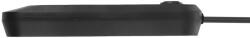 Maclean power strip, 3-socket extension cable + 3xUSB, 110-240V AC 50/60Hz, 2.1A max 2500W, 1.5m, black, MCE394 B