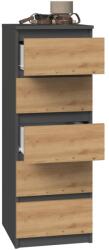 Topeshop W5 ANT/ART KPL chest of drawers Comoda