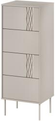 Cama 4S TRESSE chest of drawers 50x40x125 cashmere matt Comoda
