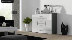 Cama living room sideboard UNI grey/white gloss Comoda