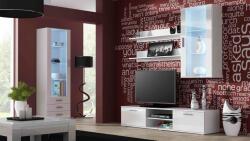  Cama hanging display cabinet SOHO white/white gloss Bufet