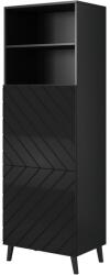  Cabinet ABETO 60x40x176.5 cm gloss black/black Bufet