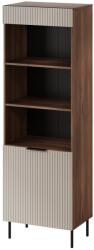  Cama 3 ALMERA bookcase 60x42x185 walnut/cashmere Raft