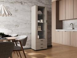  Cama S1 SOHO display cabinet 60x41x192 cashmere + black Bufet