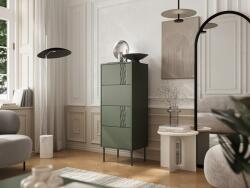  4S TRESSE chest of drawers 50x40x125 matte green Comoda