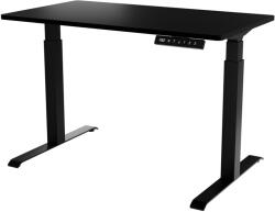  Desk with electric height adjustment MOON 121x67x72-120 black