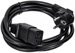 Gembird Type F/C19 1.8m Black Power plug type F C19 coupler