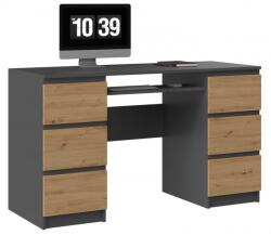  KUBA desk 130x51x76 cm anthracite/artisan