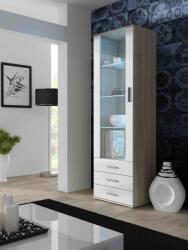  Cama display cabinet SOHO S1 sonoma oak/white gloss Bufet