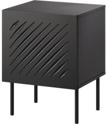  Bedside table 2 pcs. SIENA 44.5x40x59 black matt