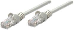 Manhattan Network Patch Cable, Cat5e, 2m, Grey, CCA, U/UTP, PVC, RJ45, Gold Plated Contacts, Snagless, Booted, Lifetime Warranty