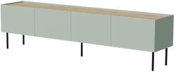  Cama FELLINI TV cabinet 200x40x52 olive + oiled oak top
