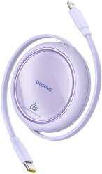 Baseus Free2Pull - 20 W USB-C to Lightning Retractable Cable, 1 m (purple)