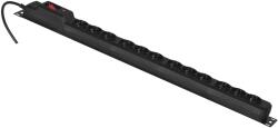 Activejet COMBO 12 socket power strip 3m black