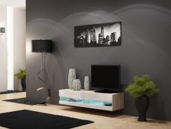  Cama TV stand VIGO NEW 30/140/40 sonoma/white gloss