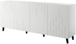  BARI chest of drawers 200x42x82 white matt Comoda