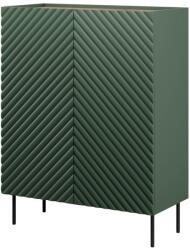  Bookcase 2D2SZ ONDA 98x45xH127 green) Raft