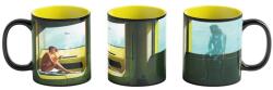  Heat Reveal Mug Good Loot Cyberpunk 2077 Game Art Chronicles - V & Edward Hopper 450 ml Black, Yellow