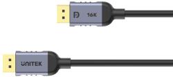 Unitek C1628GY01-1.5M DisplayPort cable Black, Grey