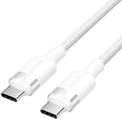 Vention USB-C to C cable, braided, 3A, 480Mbps, 60W, 1m, WH