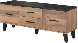  Cama RTV stand LOTTA 140cm wotan oak + matt black