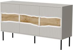 Cama INSERTO 3D chest of drawers 143.5x40x80 cashmere + LED Comoda