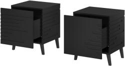  Cama bedside cabinet NOVA 44x40x52 mat black