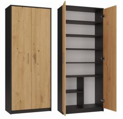 Topeshop OLIV 2D ANT/ART KPL office bookcase Raft