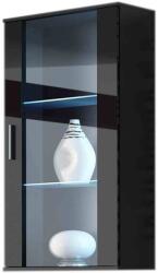  Cama hanging display cabinet SOHO black/black gloss Bufet