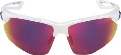 Alpina Cycling Glasses NYLOS HR White-Purple Purple Mirror Lens Cat. 3