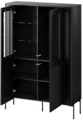  Cama VERA display cabinet 110x40x160 matt black Bufet