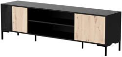  Cama RTV cabinet MERCI RTV cabinet 180 x 40 x 53.5 cm black/oak artisan