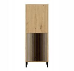  Kamaro 2dk Slim/gł Oak Artisan Display Cabinet Raft