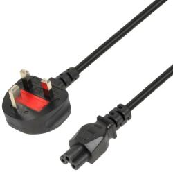iBOX Power Cable for Laptops (clover) VDE 1.8m UK plug