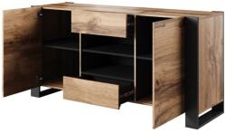 Cama chest of drawers WOOD wotan oak/antracite Comoda