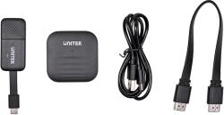Unitek V1184A01 AV extender AV transmitter & receiver Black