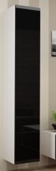  Cama Full cabinet VIGO '180' 180/40/30 white/black gloss Raft