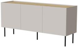 Cama FELLINI chest of drawers 150x40x70 cashmere + oiled oak top Comoda