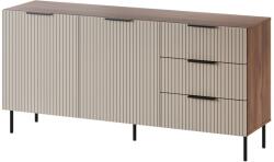 Cama Chest of drawers 1 ALMERA 156x42x75 walnut/cashmere Comoda