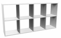 Topeshop MALAX 2X4 BIEL living room bookcase Raft