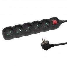 Esperanza ELK215K power extension 3 m 5 AC outlet(s) Indoor Black