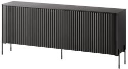 Cama VERA chest of drawers 190x40x80 black matt Comoda