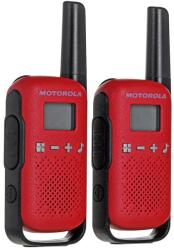 Motorola TALKABOUT T42 two-way radio 16 channels Black, Red Statii radio
