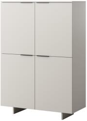 Cama 4D chest of drawers ALMA 100x41.5xH145 cashmere Comoda